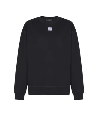 Cotton sweatshirt with PB embroidery