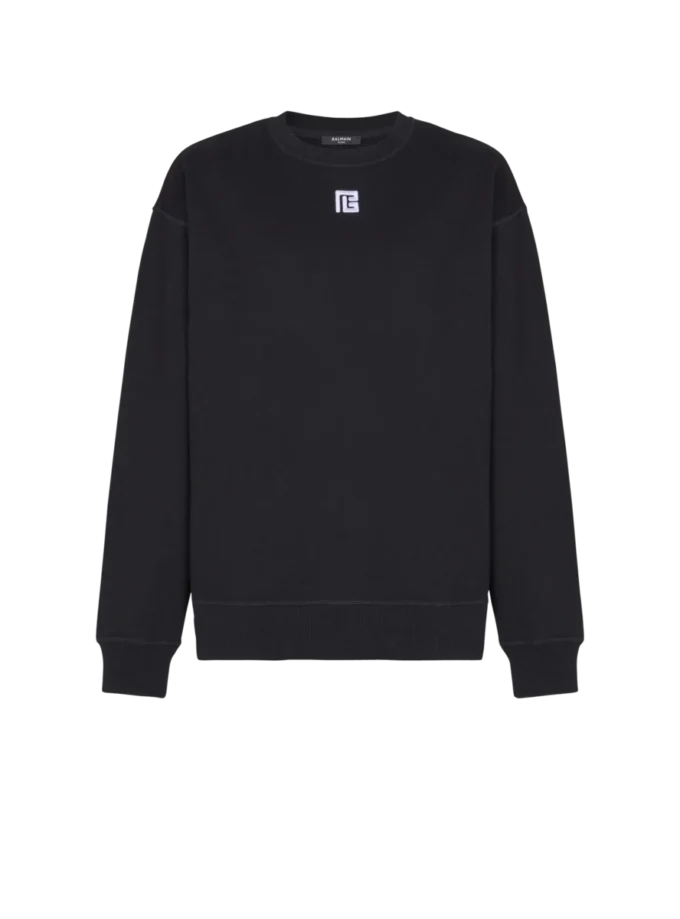 Cotton sweatshirt with PB embroidery