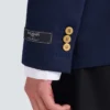 Cotton twill 2-buttons jacket