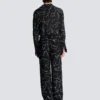 Crepe trousers with rhinestone Constellation motif Crepe trousers with rhinestone Constellation motif