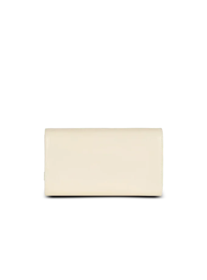 Crinkled leather wallet with Shuffle chain Crinkled leather wallet with Shuffle chain