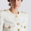 Cropped cotton canvas jacket Cropped cotton canvas jacket