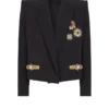 Cropped embroidered jacket Cropped embroidered jacket