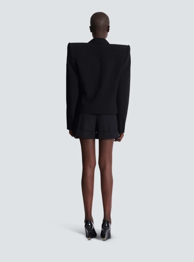 Cropped embroidered jacket Cropped embroidered jacket