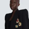 Cropped embroidered jacket Cropped embroidered jacket