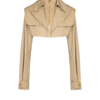 Cropped gabardine jacket Cropped gabardine jacket