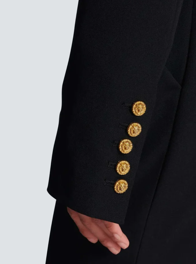 Cropped grain de poudre jacket Cropped grain de poudre jacket