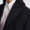 Cropped grain de poudre jacket Cropped grain de poudre jacket