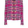 Cropped jacket in glitter plaid tweed Cropped jacket in glitter plaid tweed