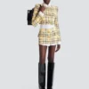 Cropped jacket in glitter tweed Cropped jacket in glitter tweed