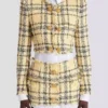 Cropped jacket in glitter tweed Cropped jacket in glitter tweed