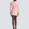 Cropped lambskin jacket