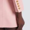 Cropped lambskin jacket
