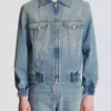 Cropped lined denim jacket Cropped lined denim jacket