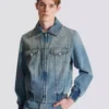 Cropped lined denim jacket Cropped lined denim jacket