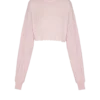 Cropped mohair jumper