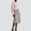 Cropped mohair jumper