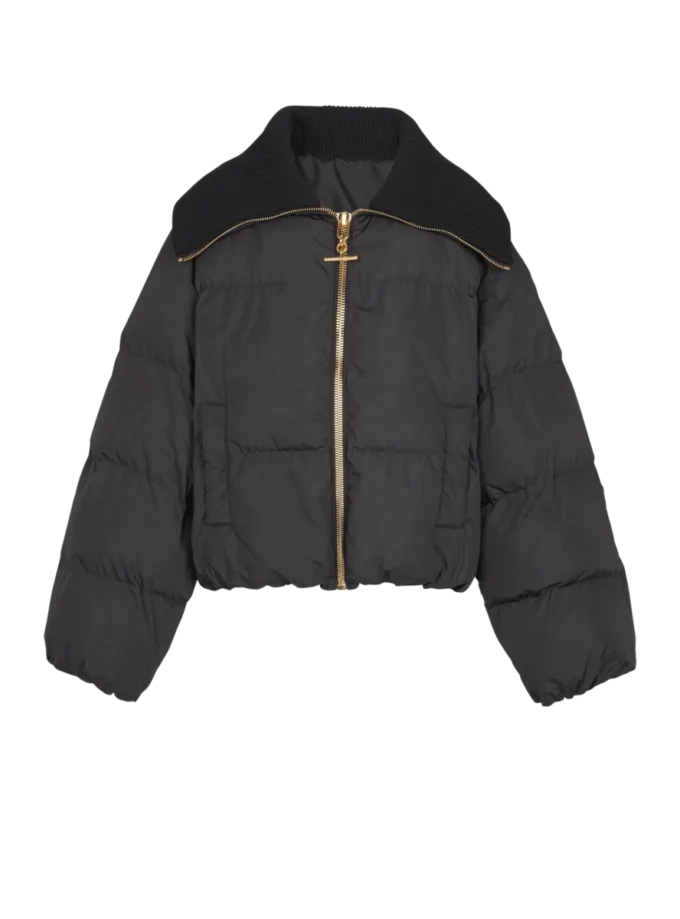 Cropped oversized padded jacket