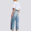 Cropped T-shirt with Balmain Paris print