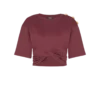 Cropped tie T-shirt Cropped tie T-shirt