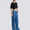 Cropped tie T-shirt Cropped tie T-shirt