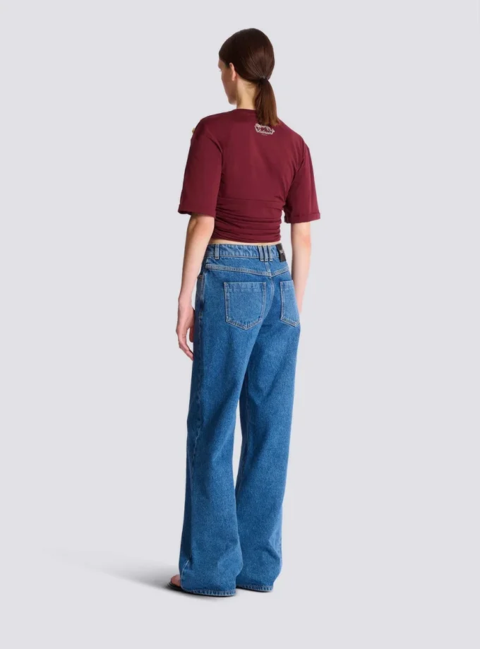 Cropped tie T-shirt Cropped tie T-shirt