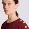 Cropped tie T-shirt Cropped tie T-shirt