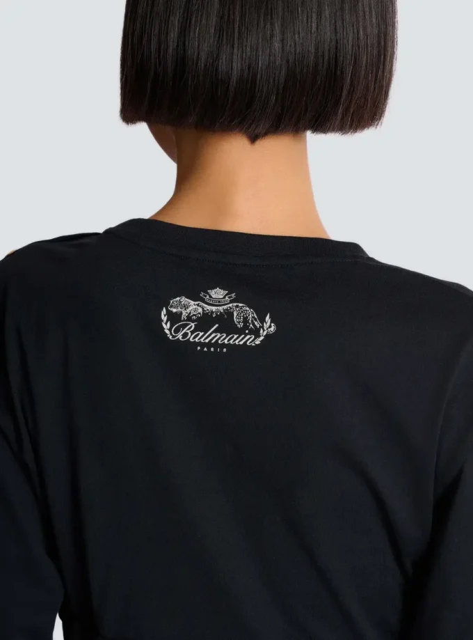 Cropped tie T-shirt Cropped tie T-shirt
