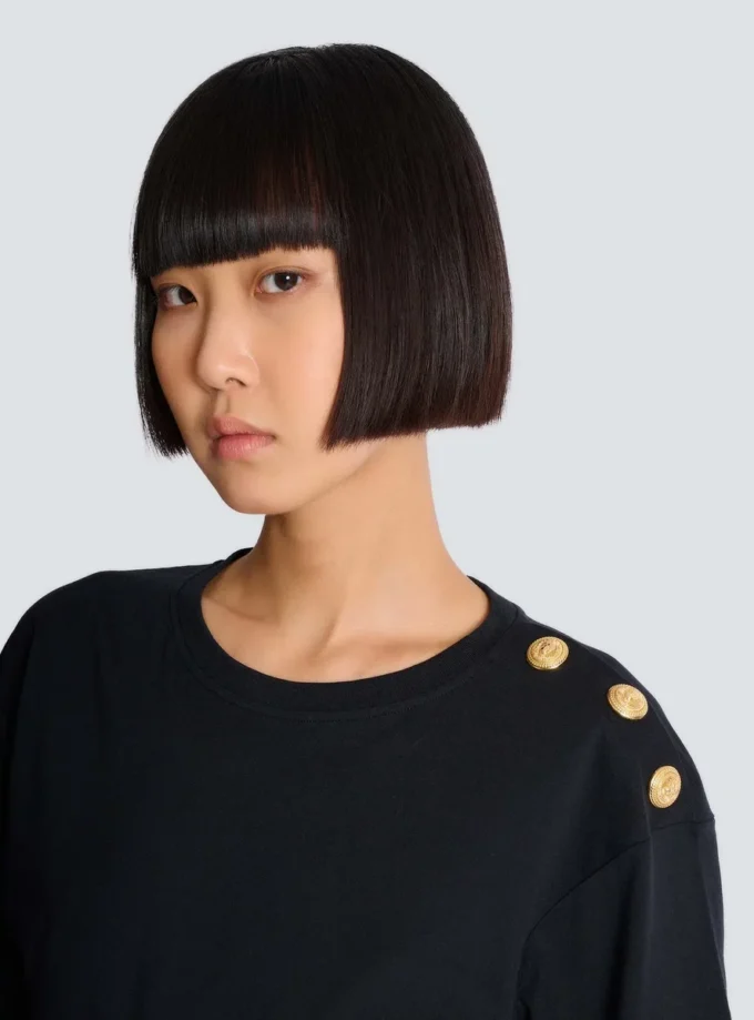 Cropped tie T-shirt Cropped tie T-shirt