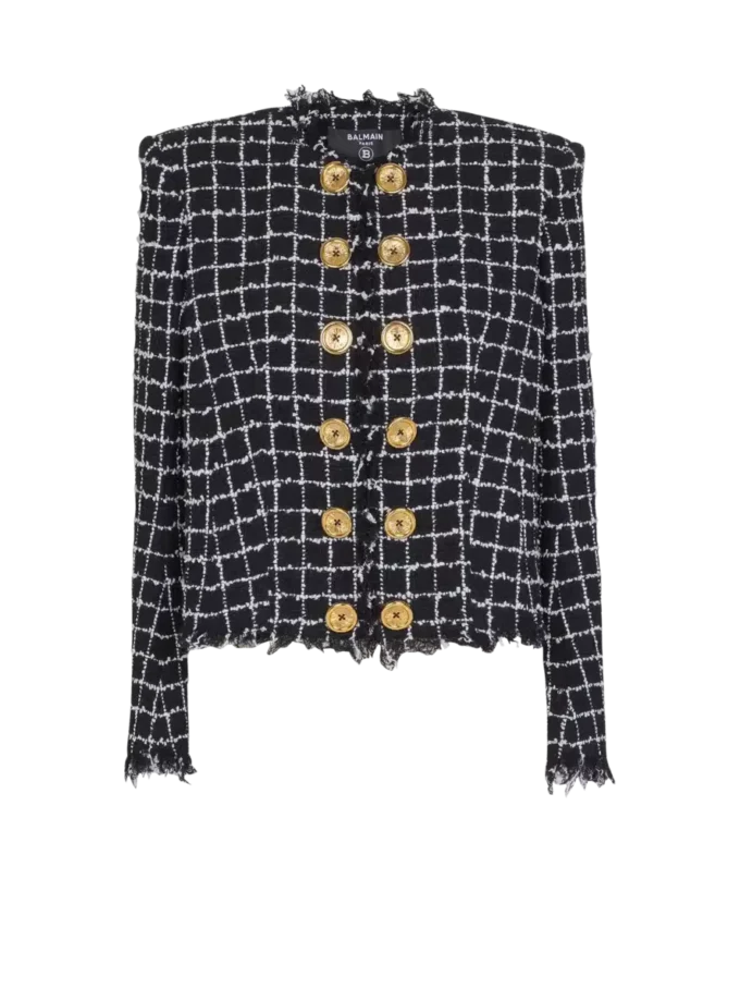 Cropped tweed jacket Cropped tweed jacket