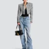 Cropped tweed jacket Cropped tweed jacket