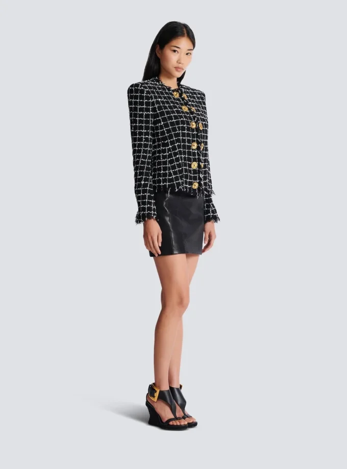 Cropped tweed jacket Cropped tweed jacket