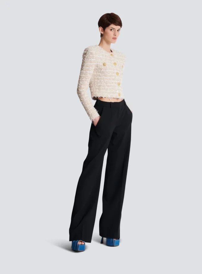 Cropped tweed jacket Cropped tweed jacket
