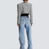 Cropped tweed jacket Cropped tweed jacket
