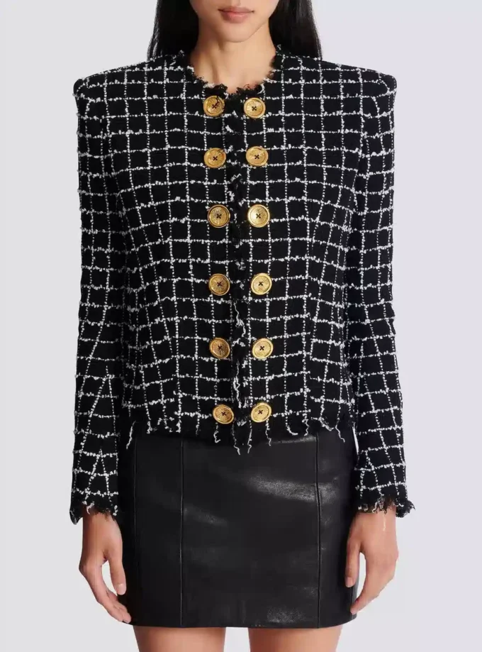 Cropped tweed jacket Cropped tweed jacket
