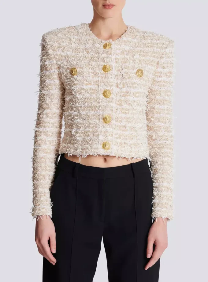Cropped tweed jacket Cropped tweed jacket
