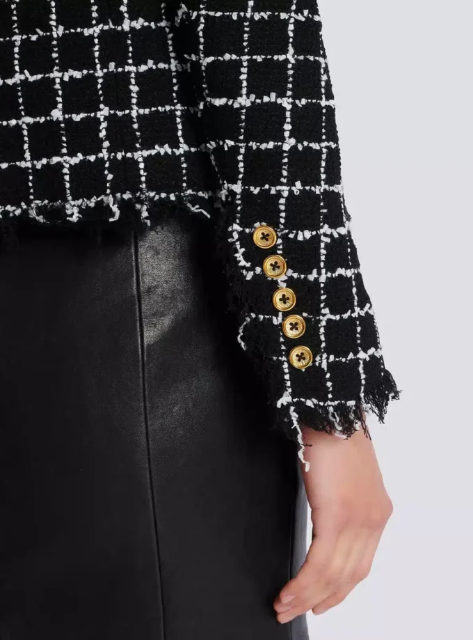 Cropped tweed jacket Cropped tweed jacket