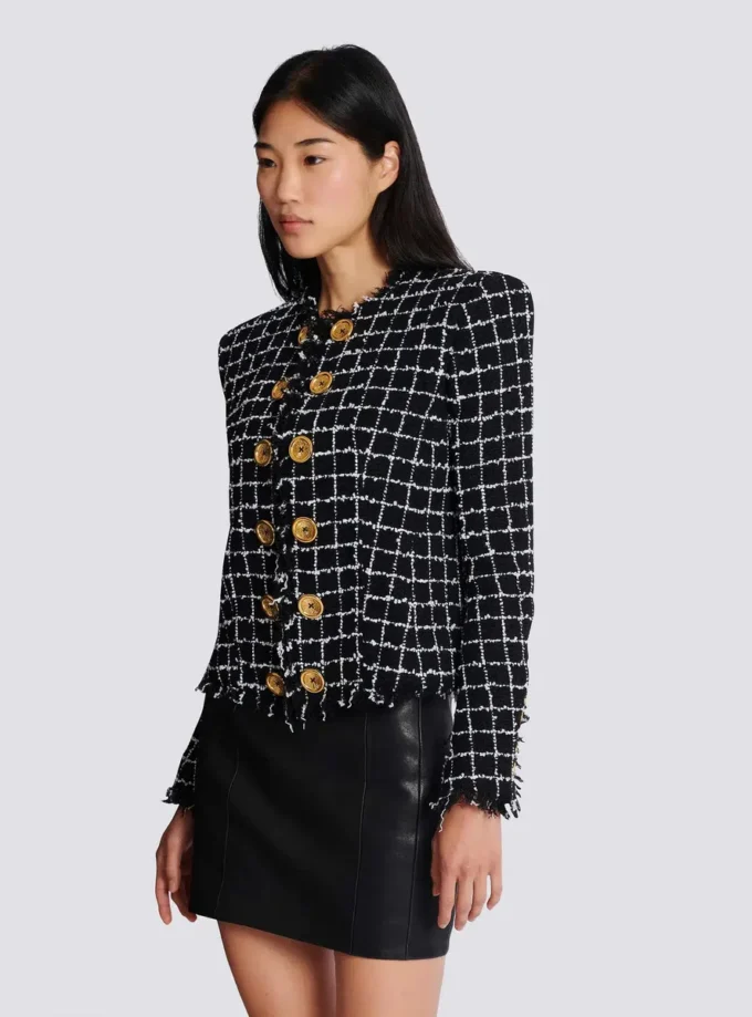 Cropped tweed jacket Cropped tweed jacket