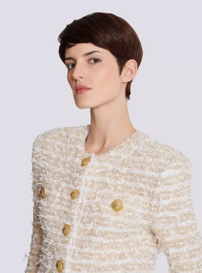 Cropped tweed jacket Cropped tweed jacket