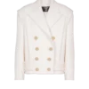 Cropped wool reefer jacket Cropped wool reefer jacket