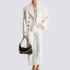Cropped wool reefer jacket Cropped wool reefer jacket