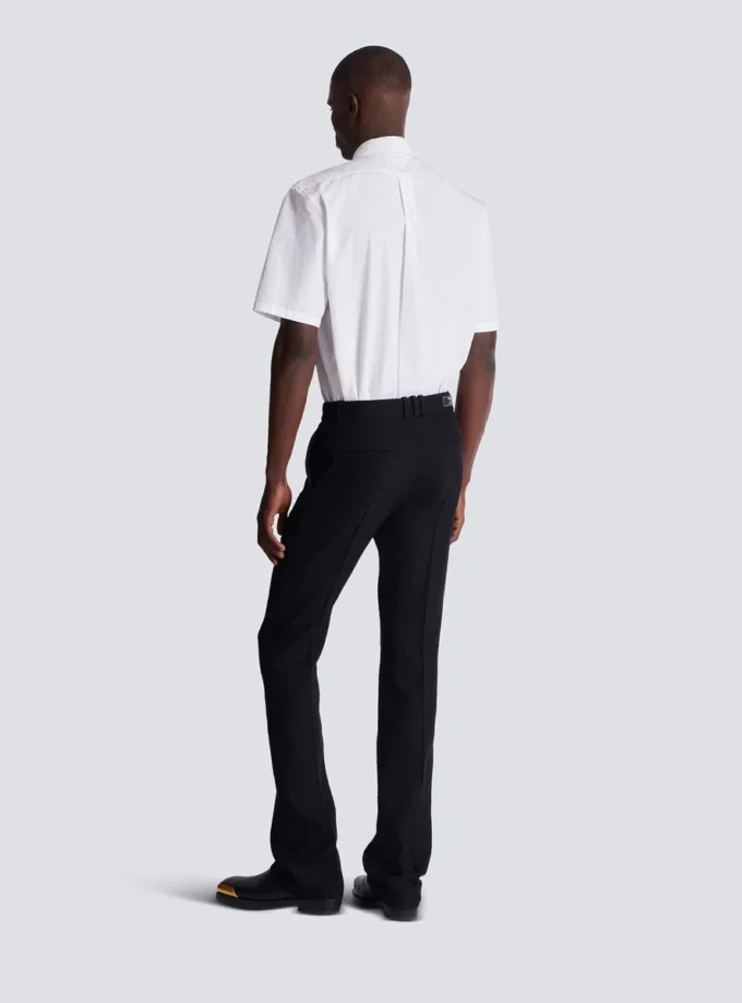 Darted grain de poudre trousers Darted grain de poudre trousers