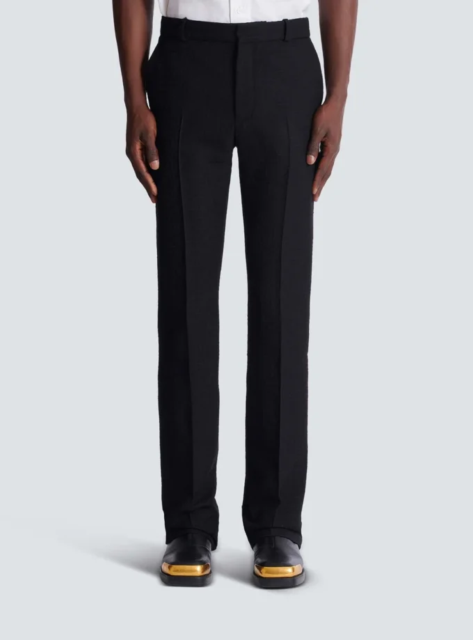Darted grain de poudre trousers Darted grain de poudre trousers