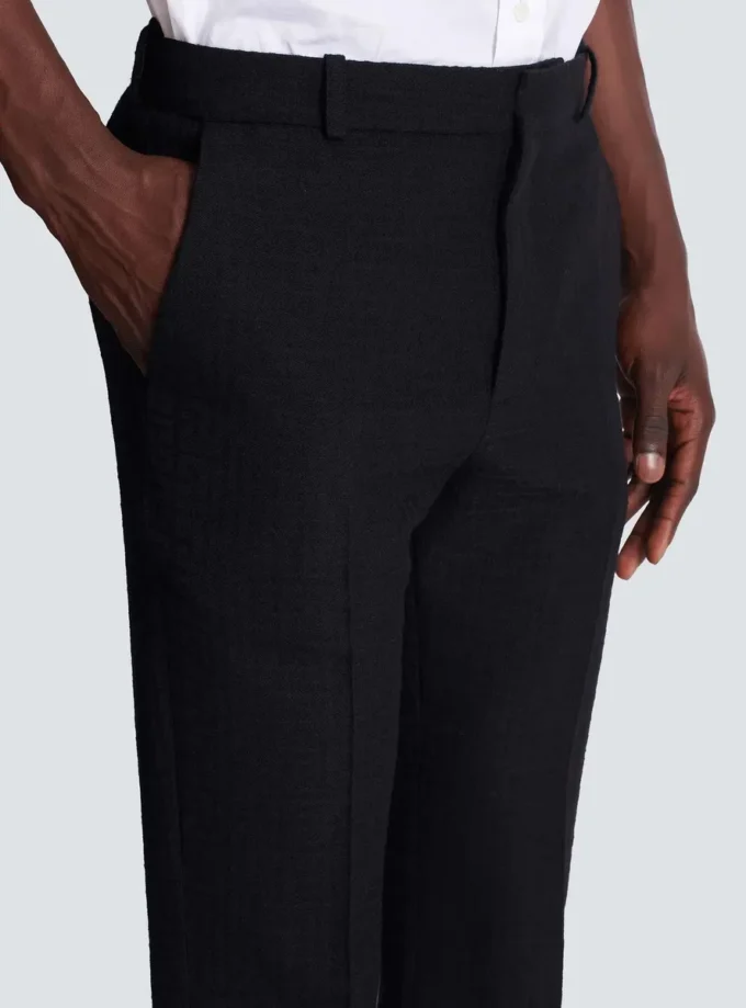 Darted grain de poudre trousers Darted grain de poudre trousers
