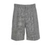 Darted shorts with Prince of Wales check