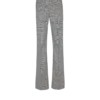 Darted trousers in Prince of Wales wool