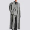 Darted trousers in Prince of Wales wool