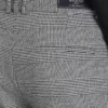 Darted trousers in Prince of Wales wool