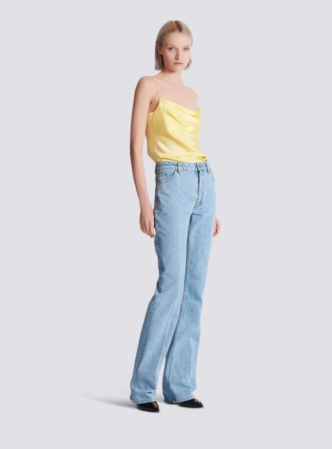 Denim high-waisted jeans Denim high-waisted jeans