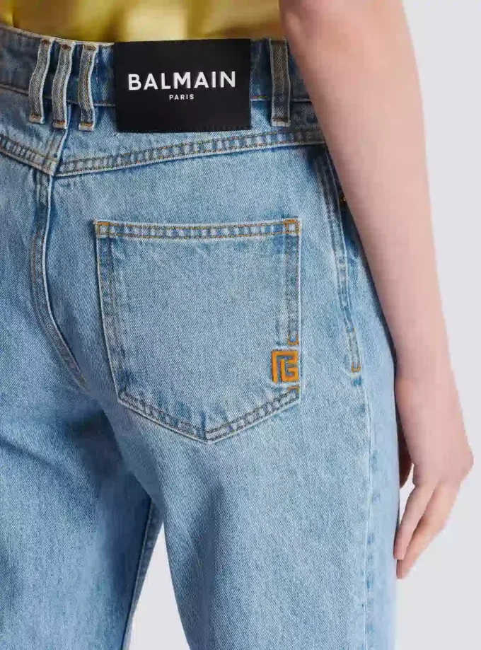 Denim high-waisted jeans Denim high-waisted jeans